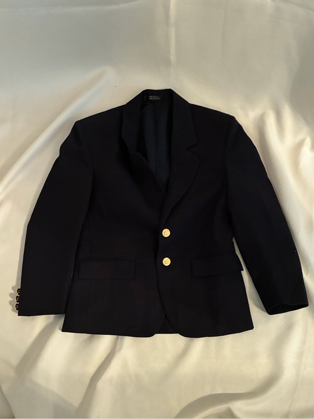 Classic Navy Kids Blazer with Gold Buttons